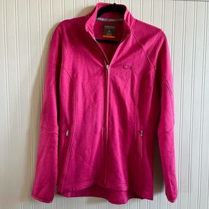 COPY - Women’s Icebreaker Jacket Full Zip Pure Merino Wool Pink Size Large